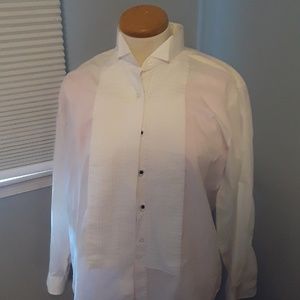 Vintage women's tuxedo shirt